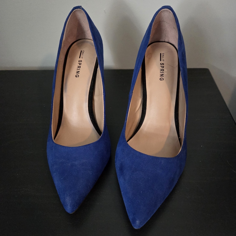 Call It Spring Blue Women's Heels